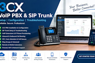 setup 3cx voip phone system