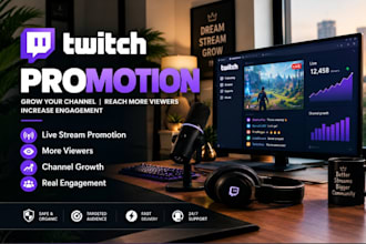 twitch marketing livestream promotion live viewers channel growth to engagement