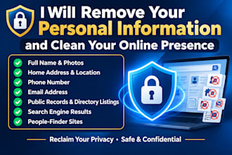 remove your personal information and clean your online presence