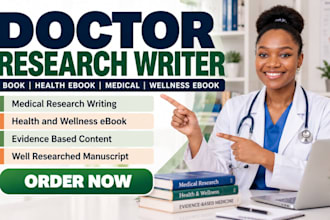 doctor research writer book health ebook medical wellness ebook