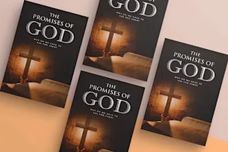 design christian devotional book cover art, faith ebook for amazon kindle kdp