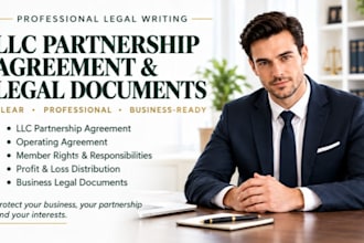 draft llc operating agreement partnership agreement corporate bylaws contract