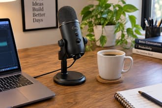 record and deliver professional corporate training voiceovers