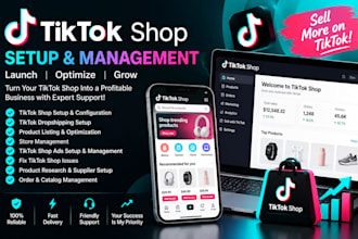 tiktok shop setup tik tok dropshipping fix tiktok shop manage tiktok shop ads