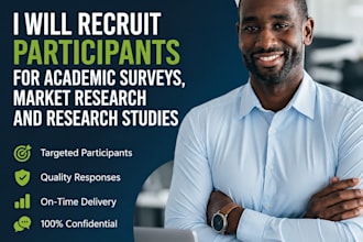 recruit targeted survey respondents for academic and market research