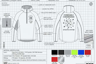 fashion designer streetwear tech pack clothing tech pack fashion tech pack