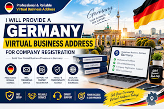 provide a germany virtual business address for company registration