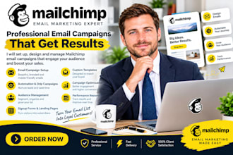 create mailchimp email campaigns and automation