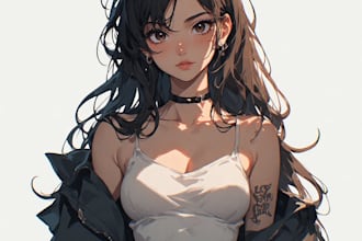 draw sfw or nsfw anime art, fan art