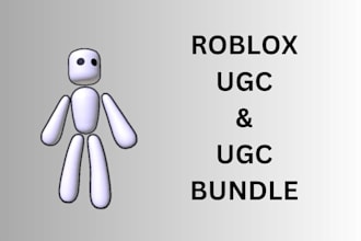 make ugc characters ugc bundles for you in roblox