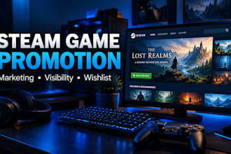 steam game promotion steam game marketing steam wishlist video game promotion