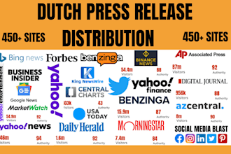 write and distribute dutch press releases on top premium news websites