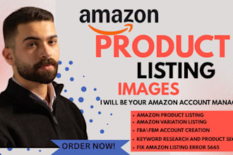 create amazon product listing and SEO product description, amazon fba listings
