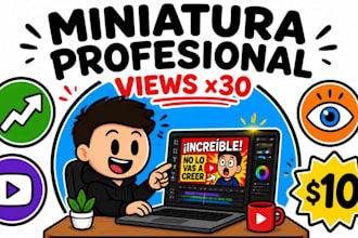 design a professional youtube thumbnail in 1 hour