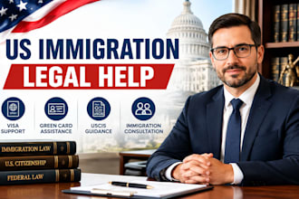 provide US immigration legal consultation for visa green card and uscis help
