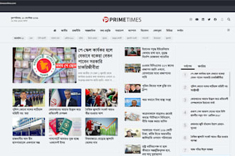 build a professional news portal and digital media website