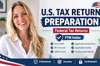 professionally prepare your US federal tax return