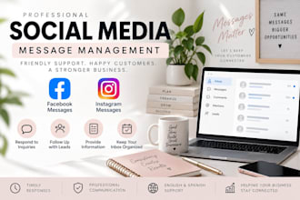 manage your social media messages and customer support