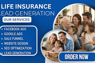generate life insurance leads, insurance leads using facebook ads and CRM funnel