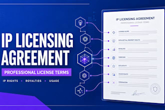 draft a professional intellectual property licensing agreement