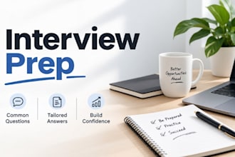 conduct interview prep for entry level provide mock interview for med school