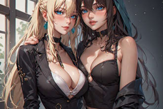 sfw or nsfw anime art for you