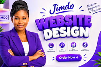 design or redesign your jimdo website with SEO optimization