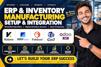 do katana mrpeasy fishbowl cin7 core odoo erp manufacturing inventory automation