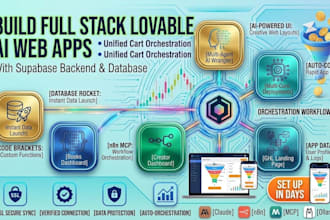 build full stack lovable ai web application with supabase backend and database
