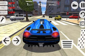 develop a custom 2d 3d car racing game using unity for android, ios and pc