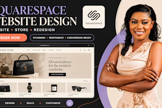 build squarespace website, squarespace store design, squarespace web design