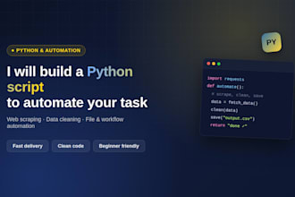 write a python script to automate your repetitive task