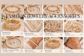 design luxury fashion jewelry necklace bracelet rings and accessories catalog