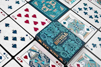 design custom playing cards, poker deck and board game cards with card box