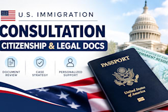 provide US immigration consultation, citizenship and legal document