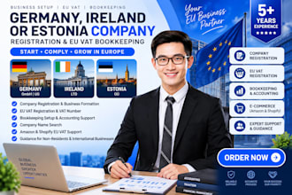register your germany ireland or estonia company and handle eu vat bookkeeping