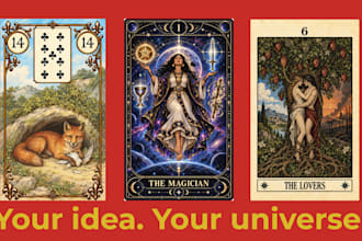 create custom tarot cards with ai