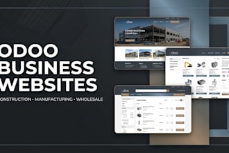 build oddo construction website, manufacturing web wholesale distributor site