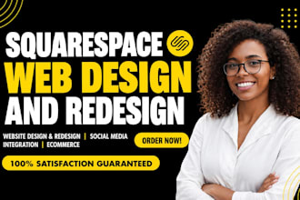 build squarespace website and redesign squarespace website, squarespace website