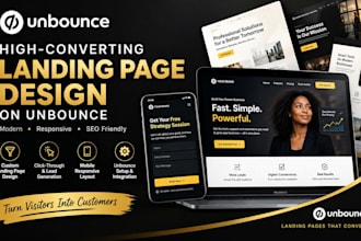 create a high converting unbounce landing page