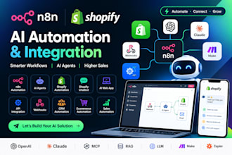 n8n ai automation ai agent shopify chatbot web app development n8n ai agent work