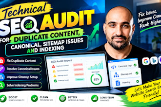 technical seo audit for duplicate content canonical sitemap issues and indexing