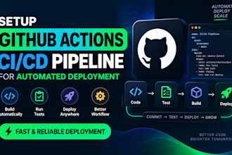 setup github actions ci cd pipeline for automated deployment