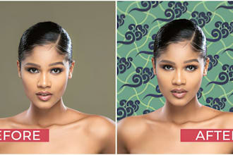 do bulk images editing and background removal in photoshop
