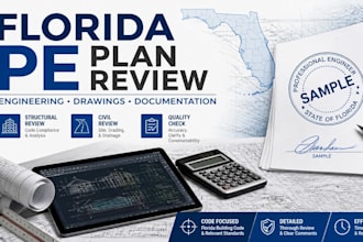 review and seal eligible florida engineering plans