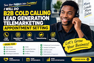 do b2b cold calling lead generation telemarketing appointment setting