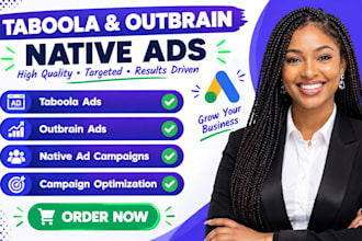 setup and manage taboola outbrain native ads campaigns