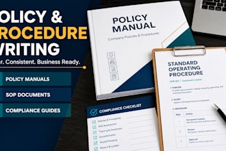 write clear policies and procedures for your business