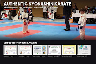 teach you authentic kyokushin karate from the founders own lineage in pakistan