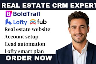 setup real estate lofty crm lofty website gohighlevel boldtrail follow up boss